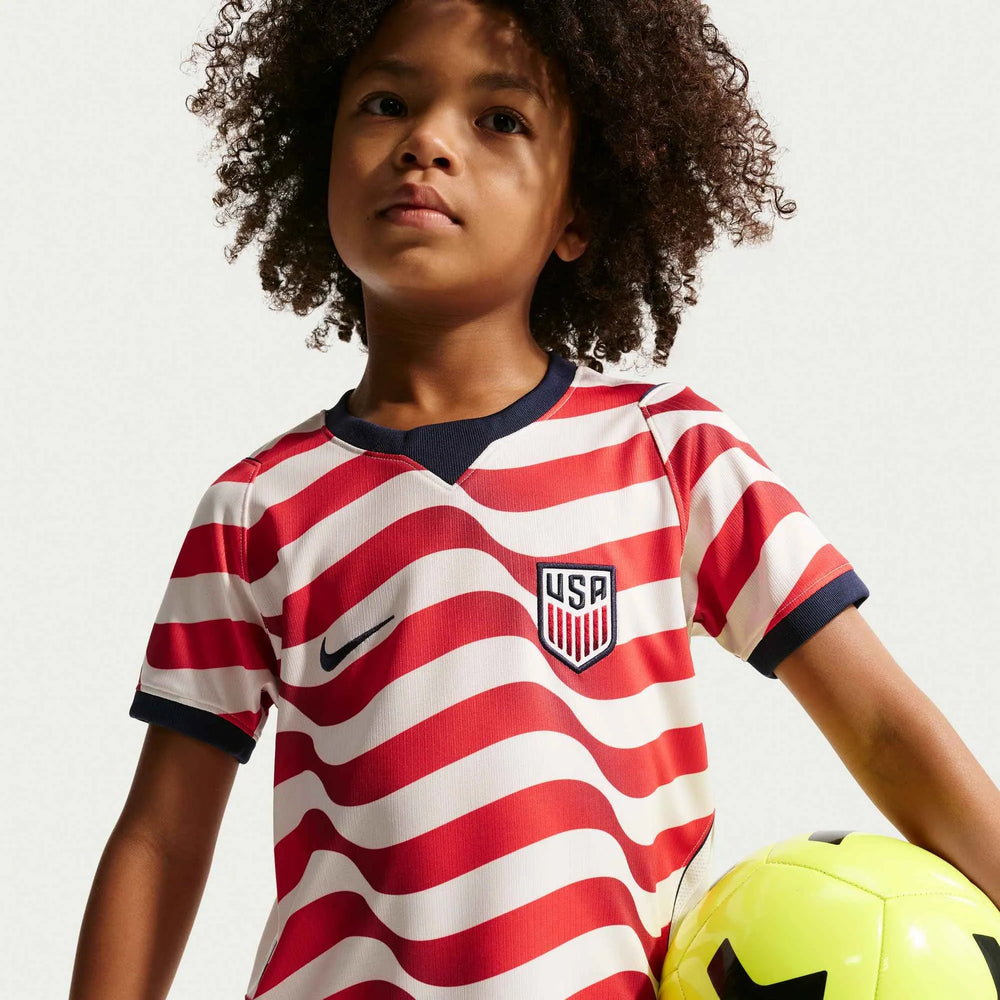 2026-27 USMNT Little Kid's Stadium Home Kit Nike