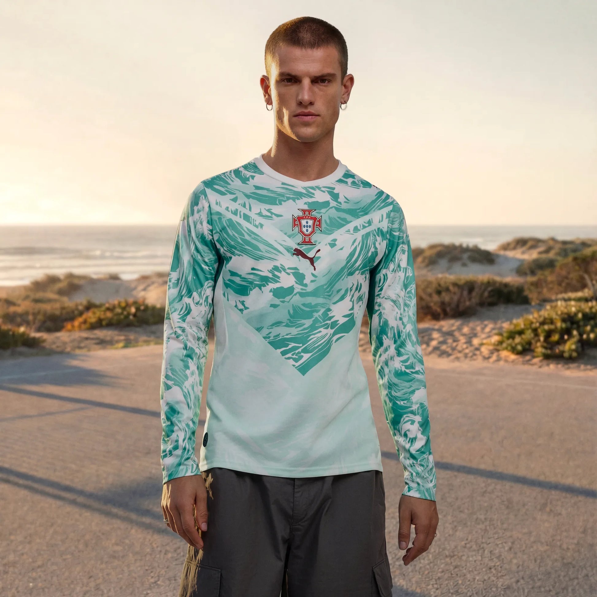 2026-27 Portugal Men's Stadium Away Long-Sleeve Soccer Jersey Puma