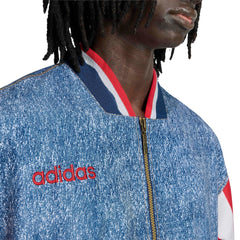 USA Men's Denim Graphic Track Top Adidas