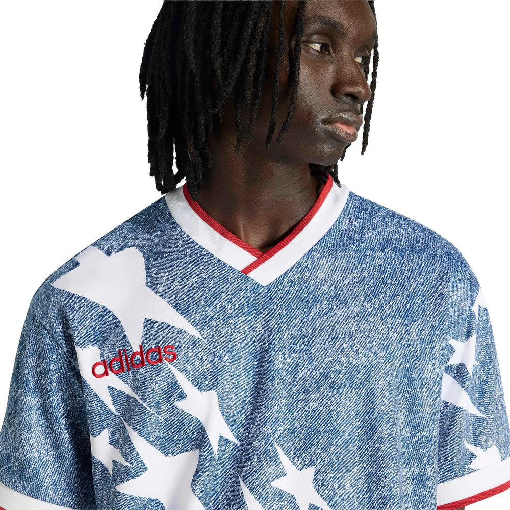 USA Men's Denim Graphic Jersey Adidas