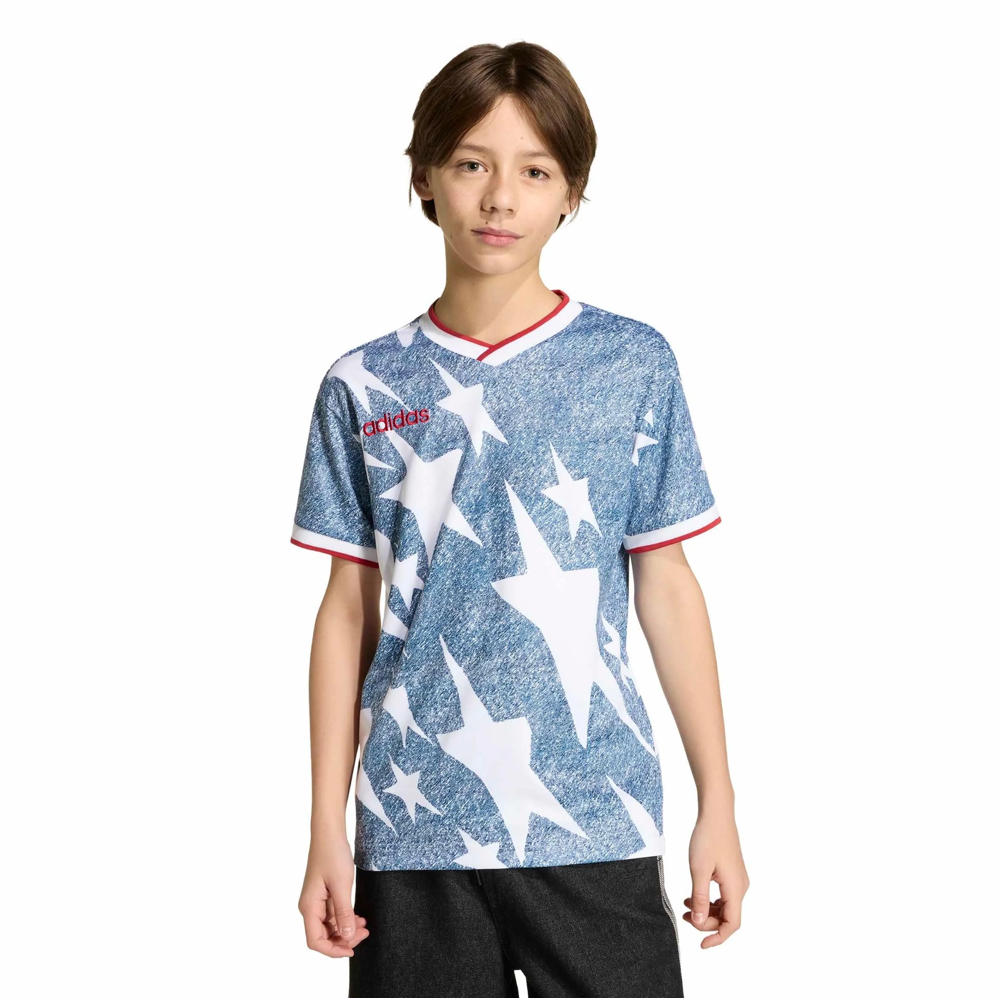 USA Youth Denim Graphic Jersey Adidas