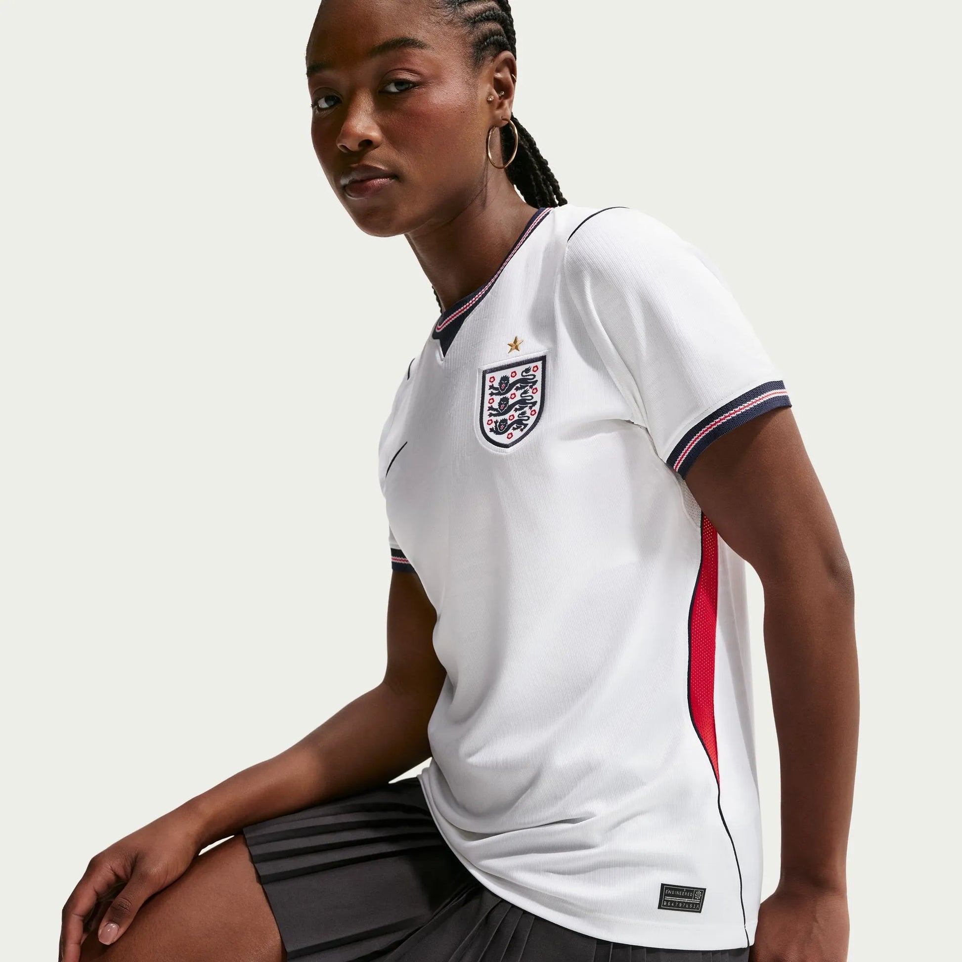 2026-27 England Women's Stadium Home Soccer Jersey Nike