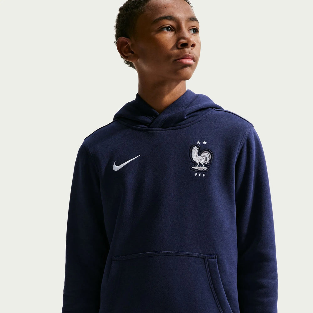 2026-27 France Youth Club Pullover Hoodie Nike