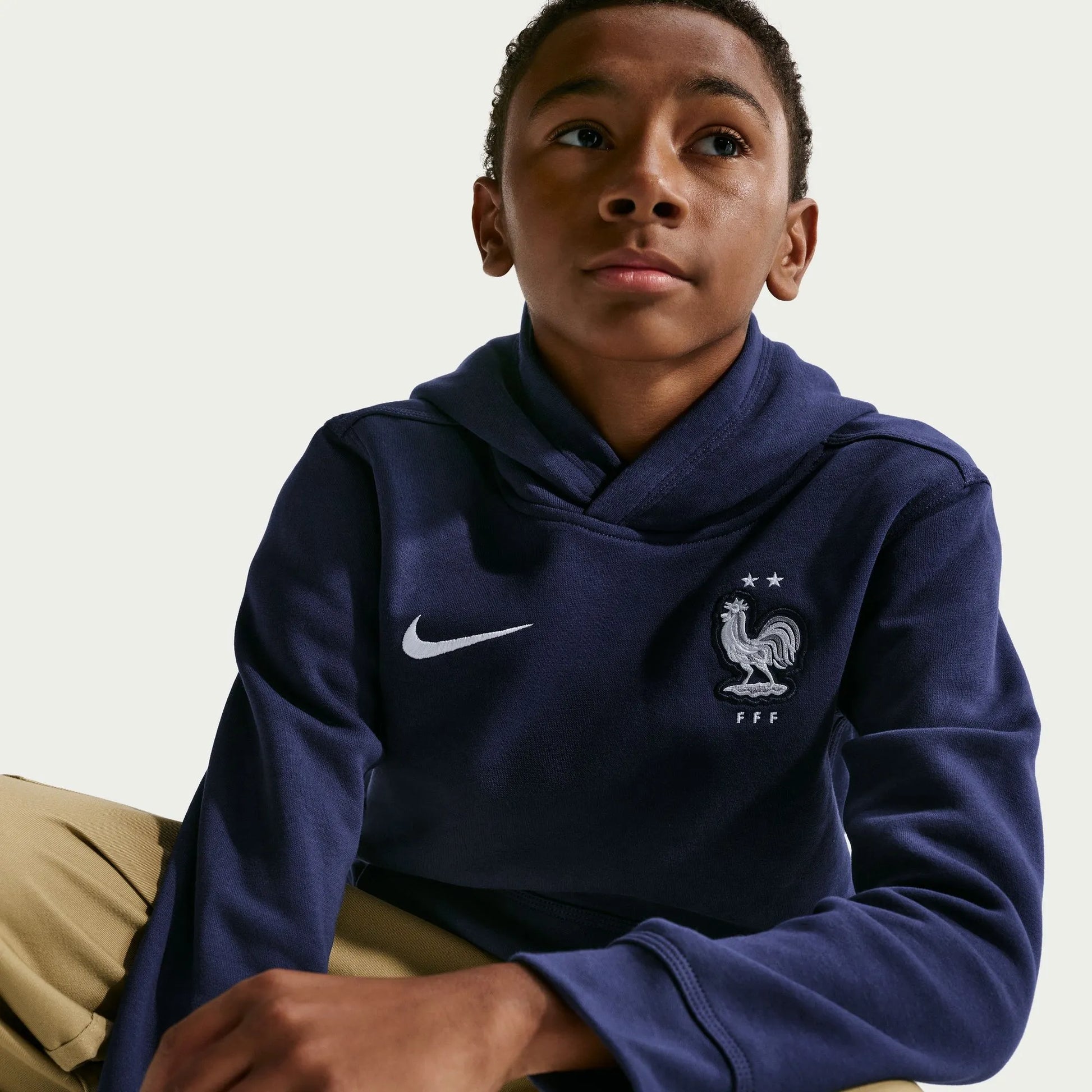 2026-27 France Youth Club Pullover Hoodie Nike