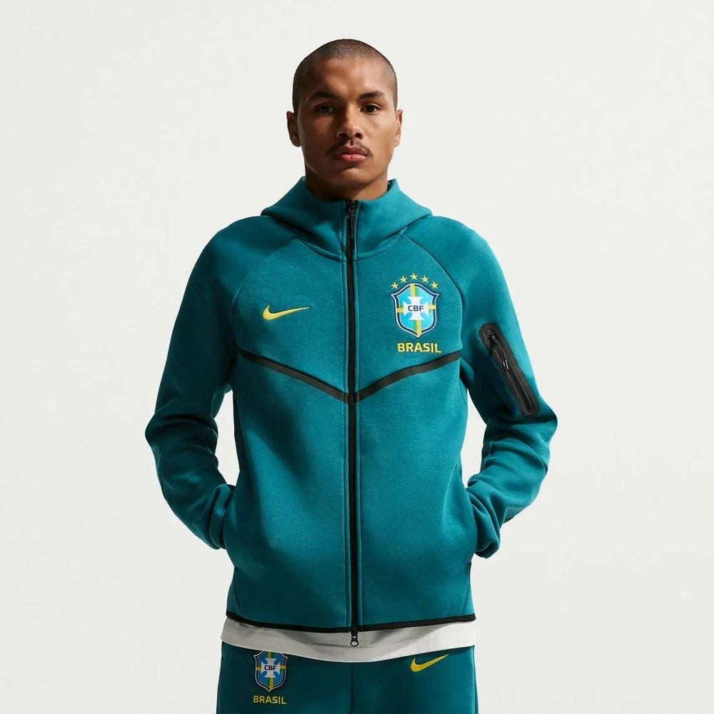 2026-27 Brazil Men's Full-Zip Tech Fleece Hoodie Nike
