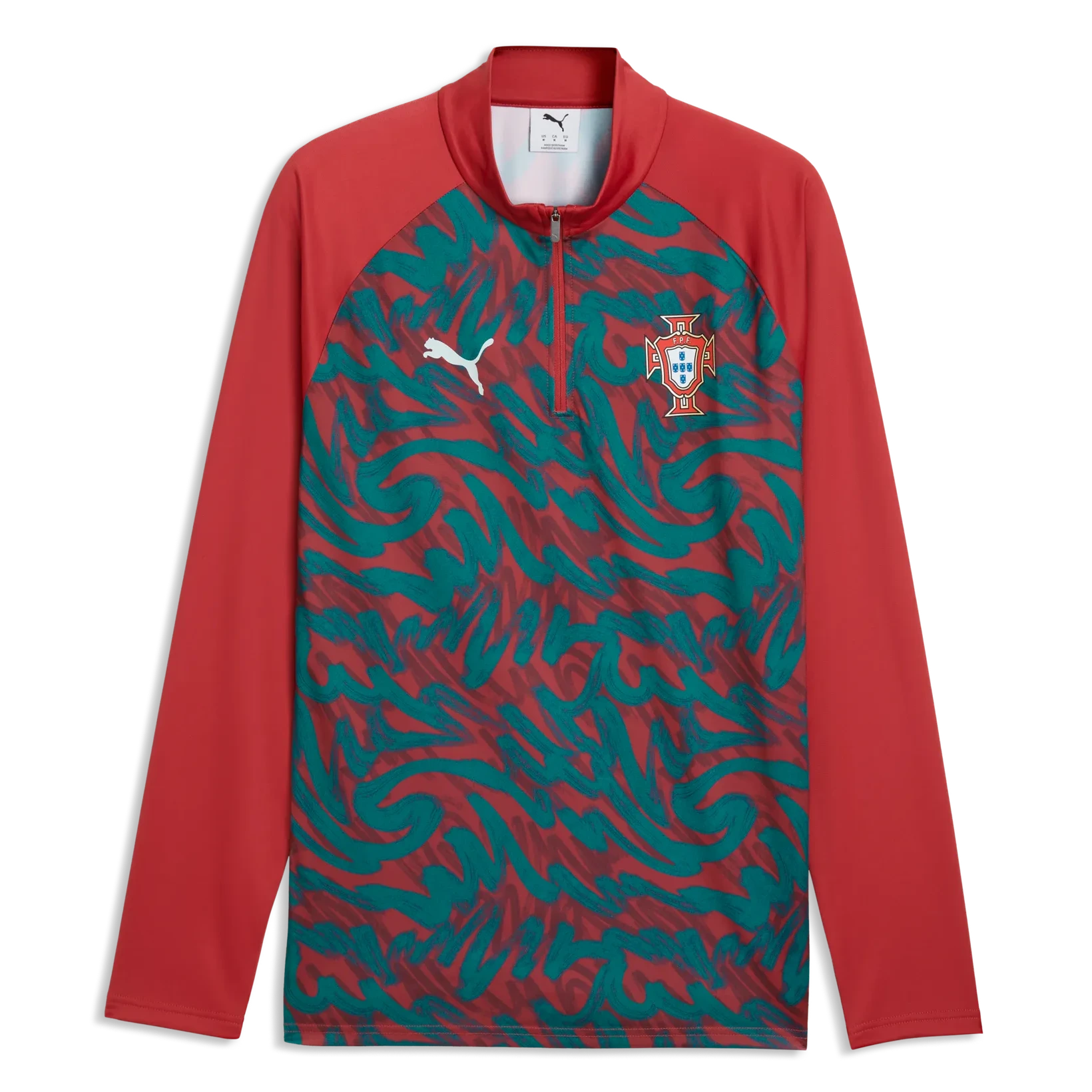 2026-27 Portugal Men's 1/4 Zip Pre-Match Top Puma