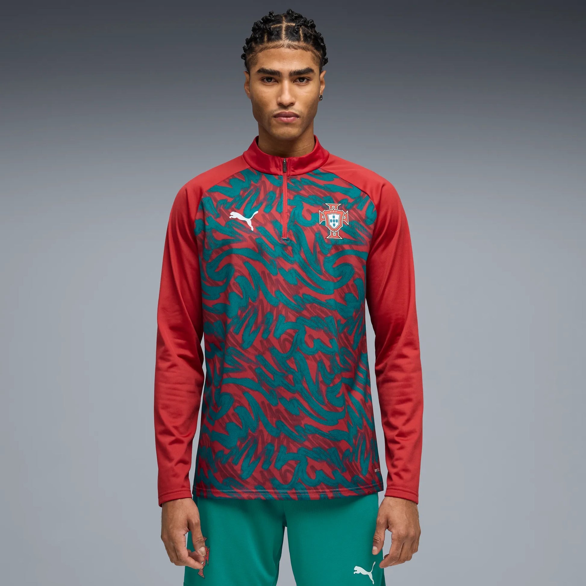 2026-27 Portugal Men's 1/4 Zip Pre-Match Top Puma
