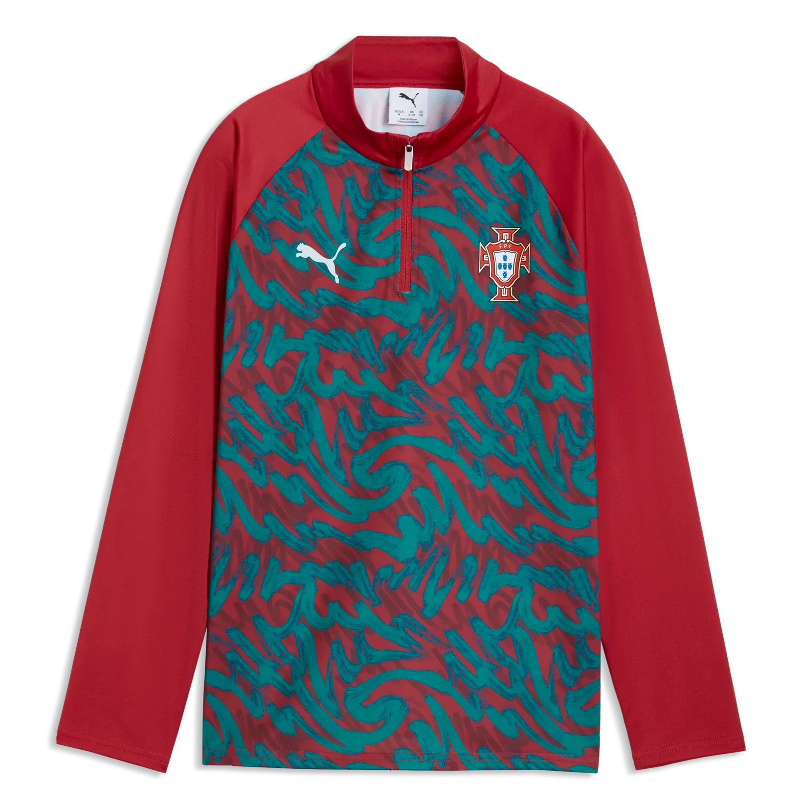 2026-27 Portugal Youth 1/4 Zip Pre-Match Top Puma