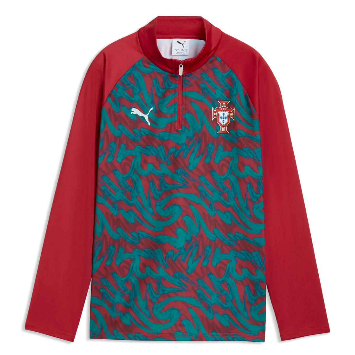 2026-27 Portugal Youth 1/4 Zip Pre-Match Top Puma