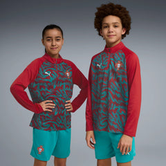 2026-27 Portugal Youth 1/4 Zip Pre-Match Top Puma