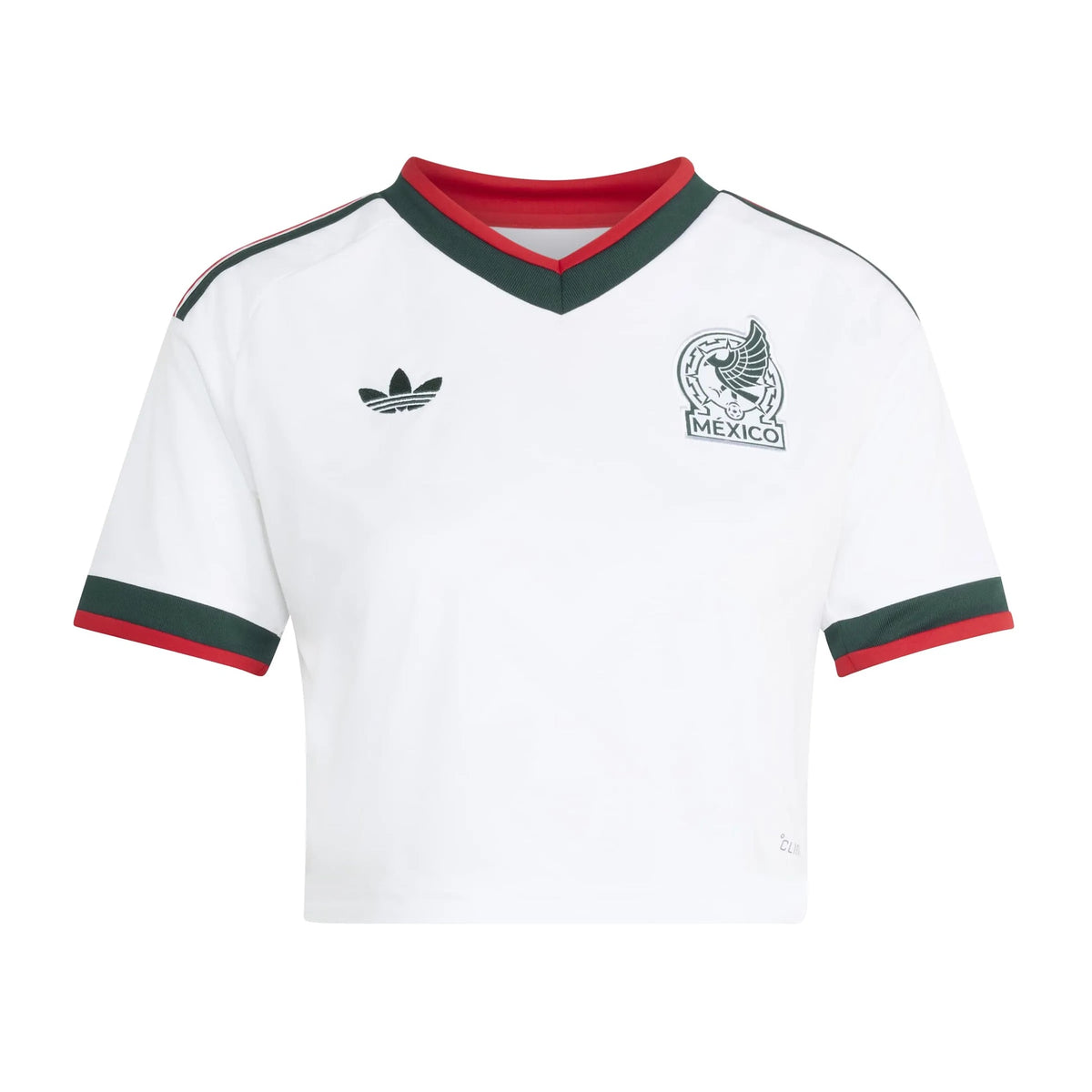 2026 Mexico Women's Stadium Away Cropped Soccer Jersey Adidas