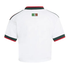 2026 Mexico Women's Stadium Away Cropped Soccer Jersey Adidas